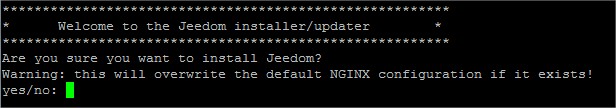 jeedom installpi