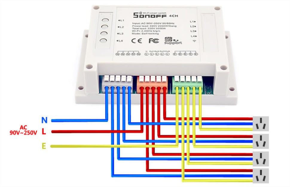 sonoff-4ch-schema-diagram-charge-connexion