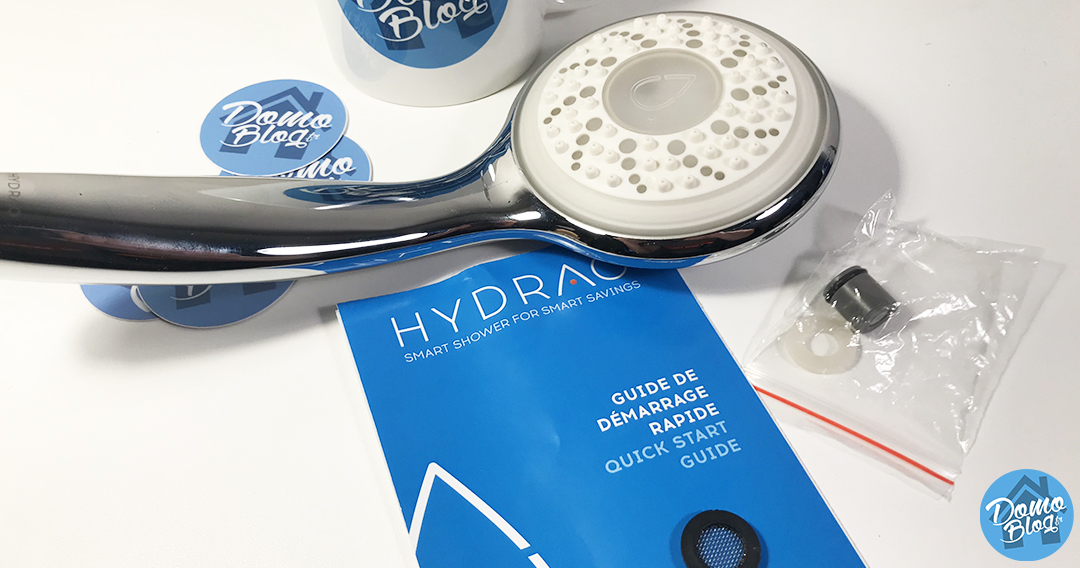 Hydrao, le pommeau de douche connecté qui permet de faire des