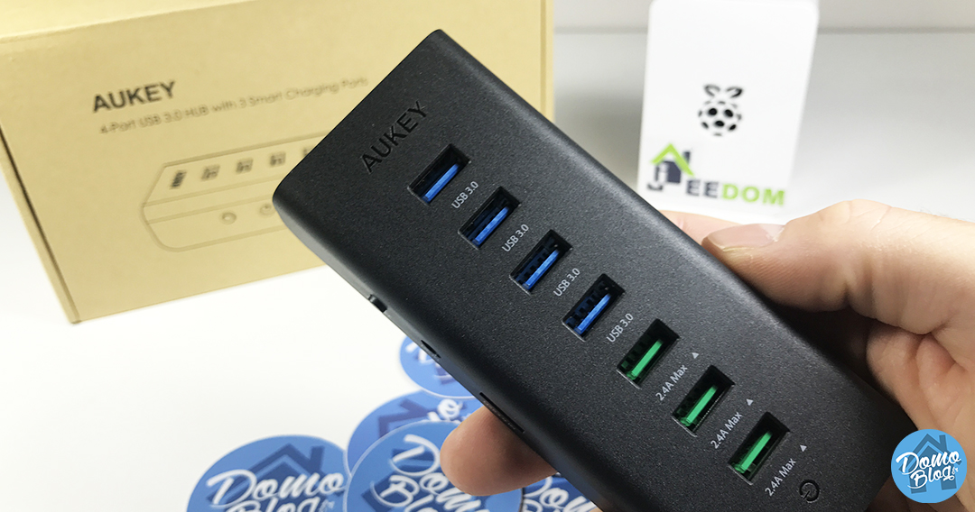 Test du HUB USB Aukey, plus de ports USB pour Jeedom