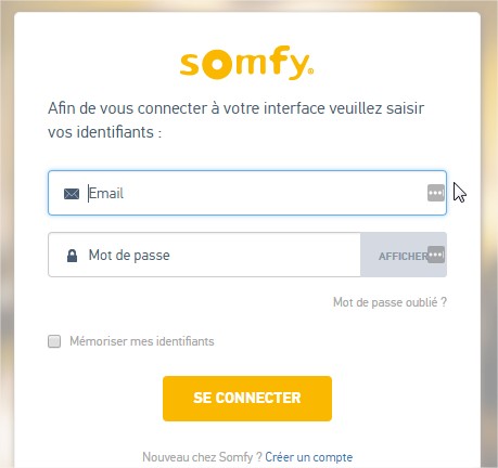 ifttt-somfy-login