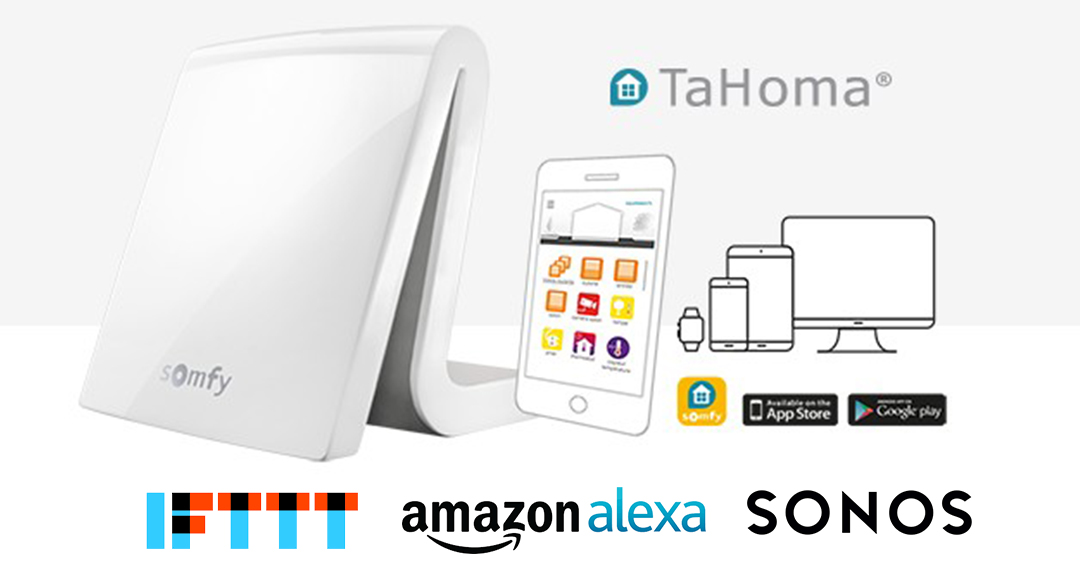 Tahoma Google Home / Tahoma Alexa : La Tahoma Somfy compatible Google Home  et Alexa 