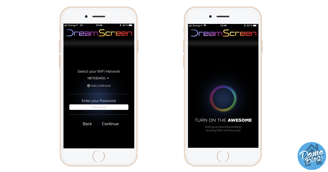 test-dreamscreen-appli-ios-iphone-config-install-wifi-ssid