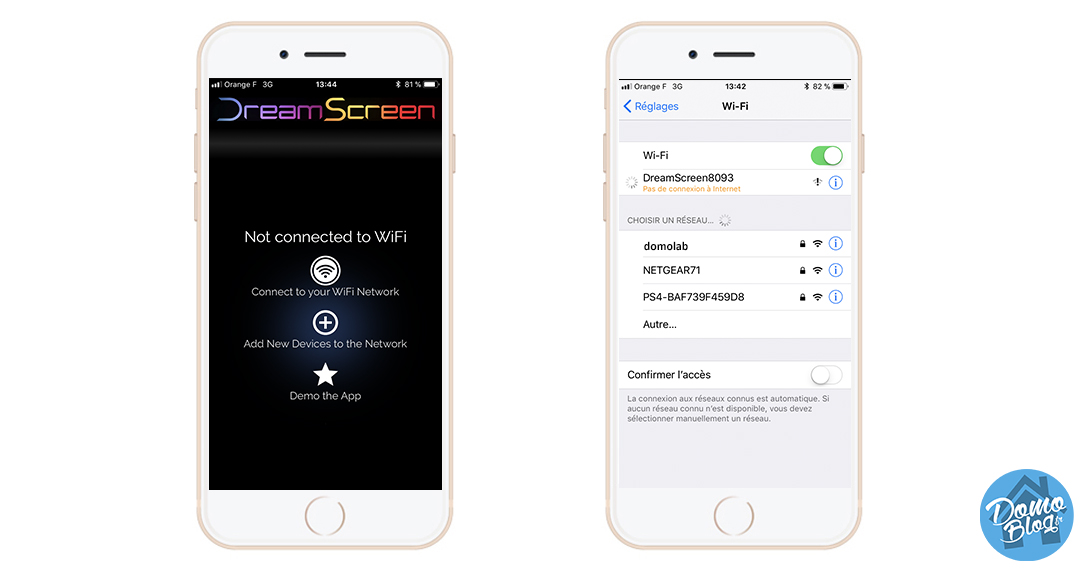 test-dreamscreen-appli-ios-iphone-config-install-wifi