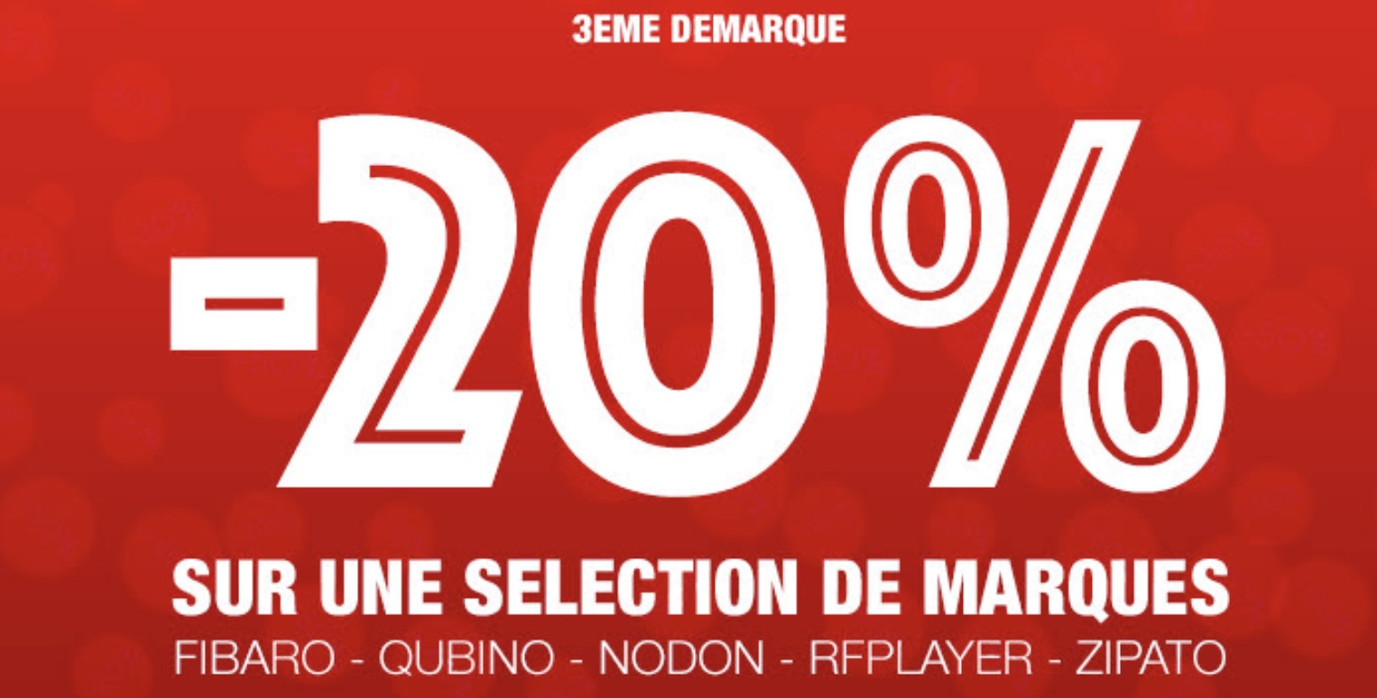 domadoo soldes 3eme demarque domotique iot smart home Domo Soldes Thermostat 2 Dernière démarque Soldes 2020