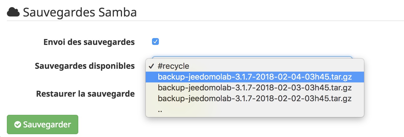 selection-sauvegarde-synology-jeedom-backup