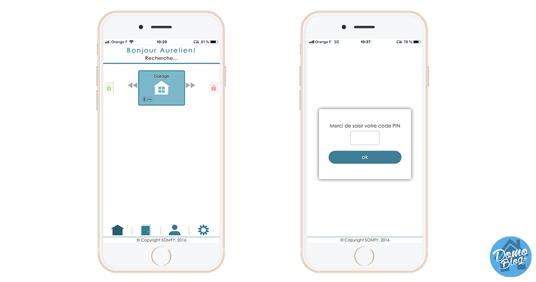 somfy-key-application serrure-ios-iot-domotique