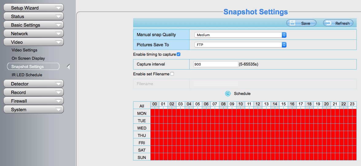 foscam-fi9853ep-snapshot-configuration