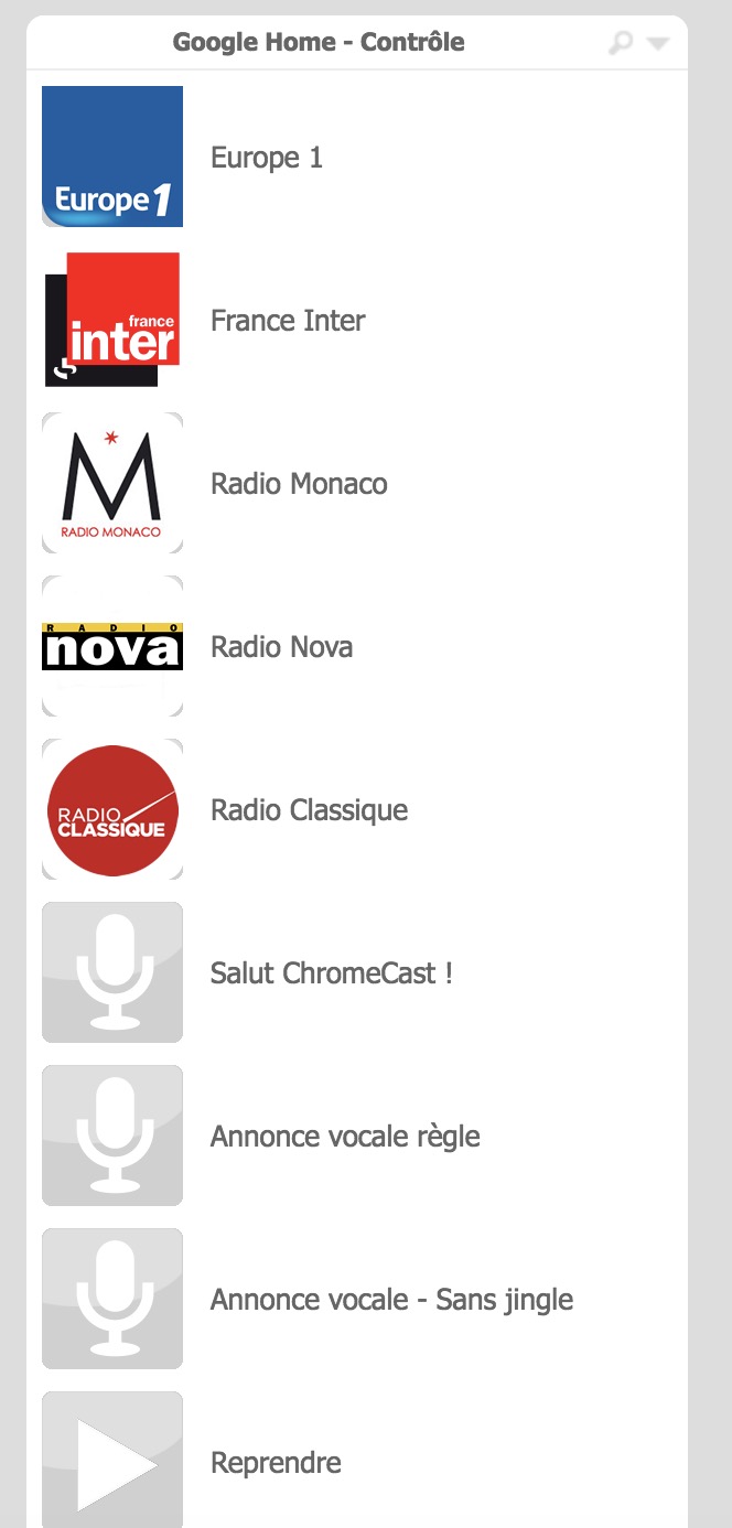 google-chromecast-eedomus-selection-action