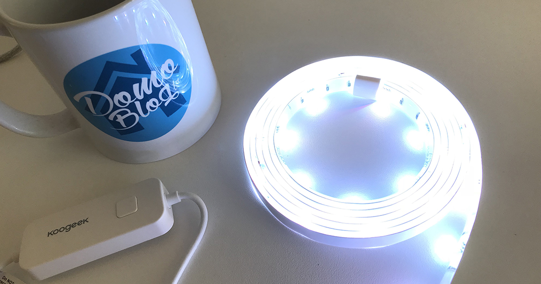 test-koogeek-lumiere-lightstip-bandeau-led-homekit-domo-lab