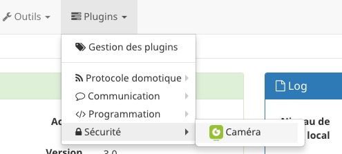 plugin-camera-jeedom