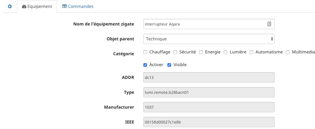 jeedom-configuration-aqara-zigbee-xiaomi