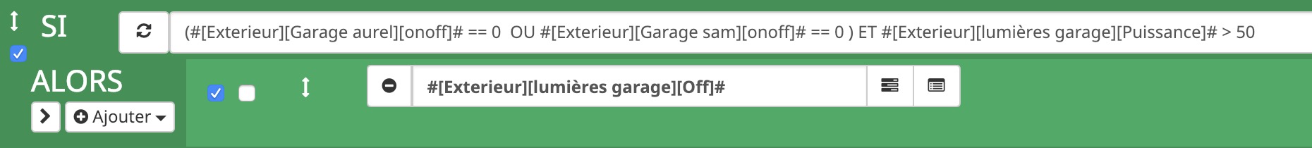 scenario-jeedom-extinction-lumiere-garage