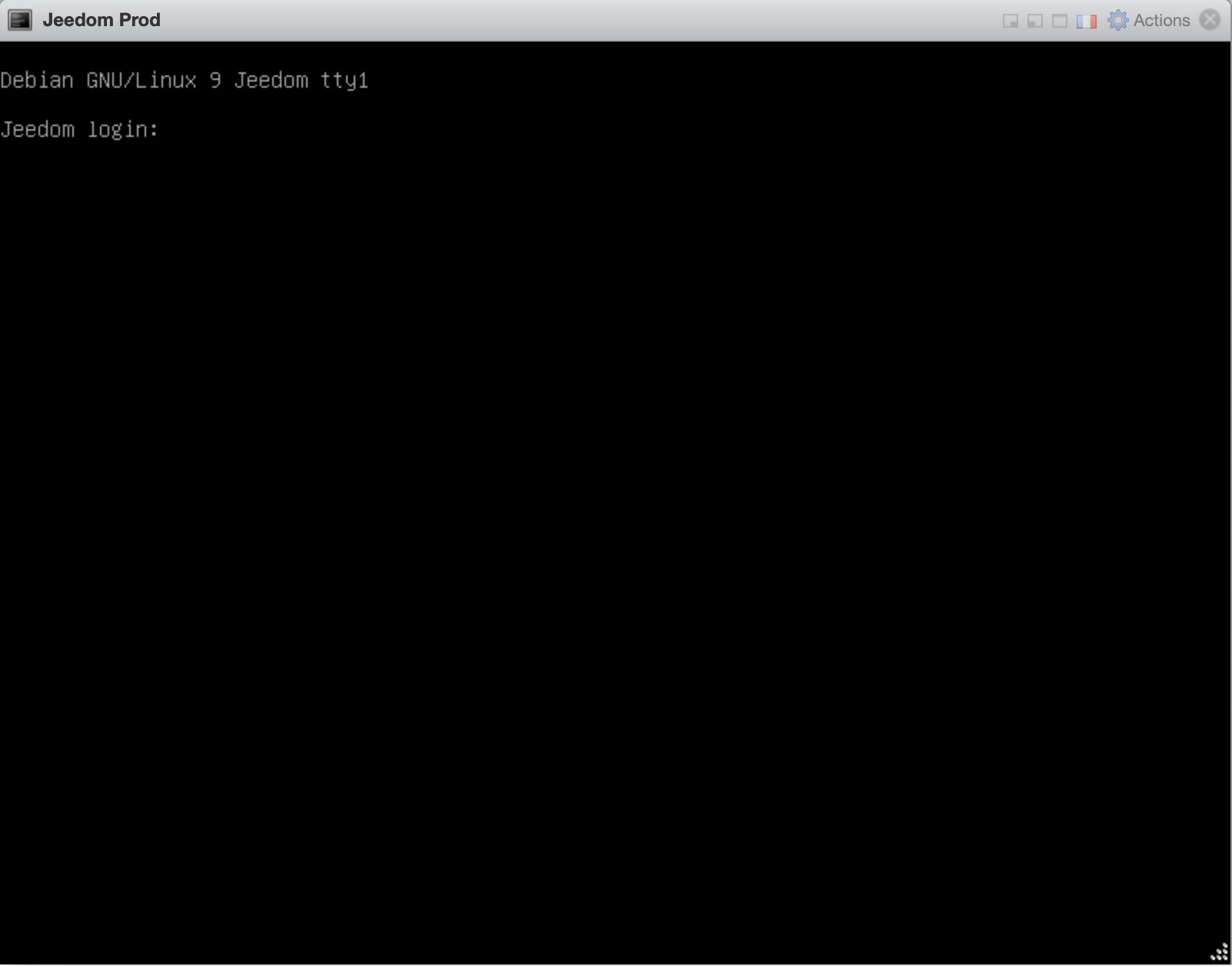 Jeedom-installation-debian-linux-vm-esxi-first-boot