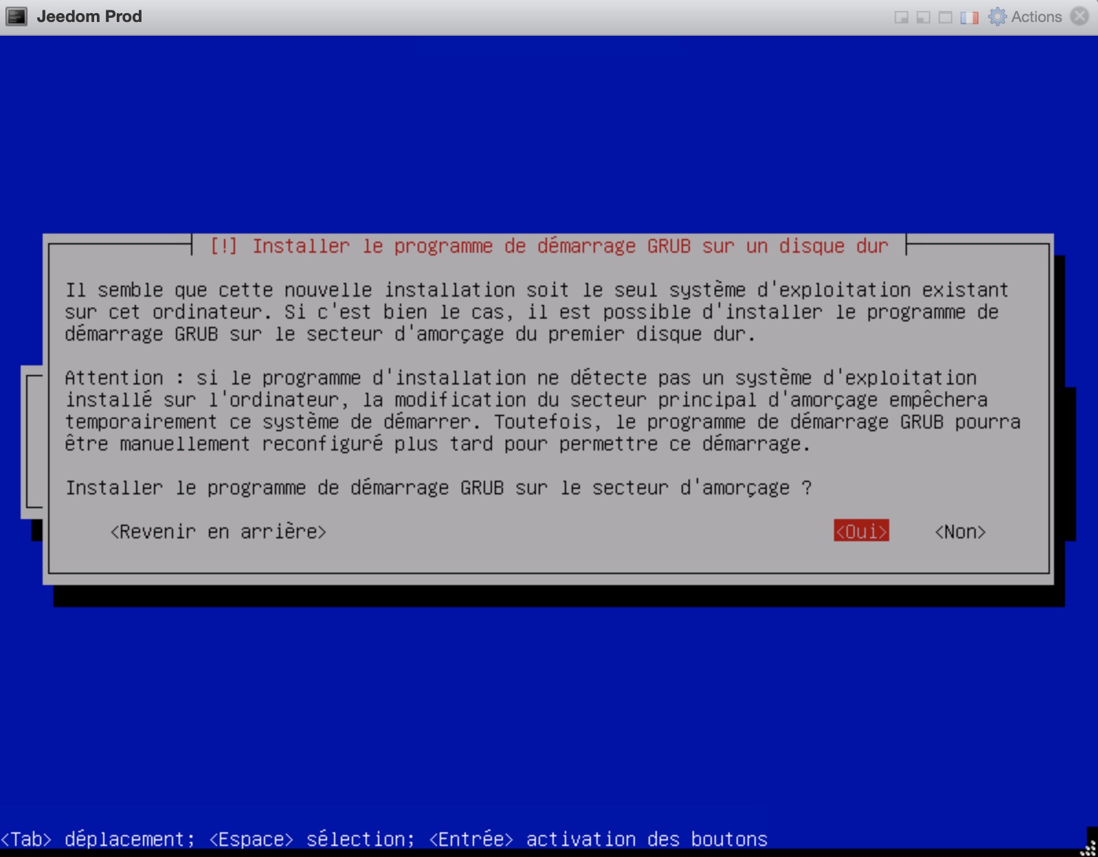 Jeedom-installation-debian-linux-vm-esxi-grub