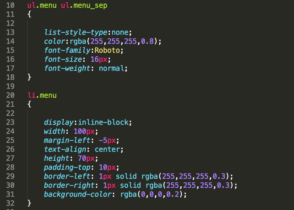 css-code-menu-design-jeedom