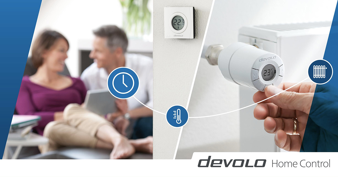 chauffage contrôle Devolo Home Control Radiateur thermostat Chauffage Thermostat