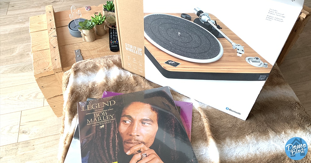 Test de la platine vinyle Bluetooth vintage House of Marley Stir It Up