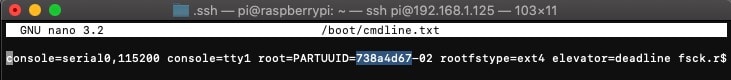 PARTUUID-raspberrypi-change