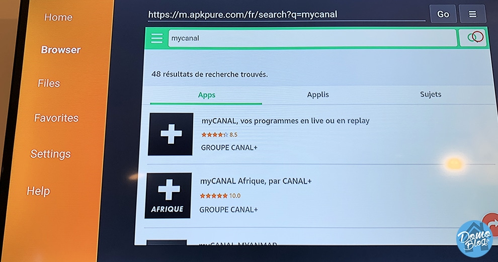 apkpure-mycanal-install