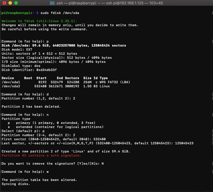 fdisk-resize-partition-raspberrypi-ssd