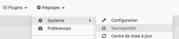 reglages-sauvegardes-jeedom