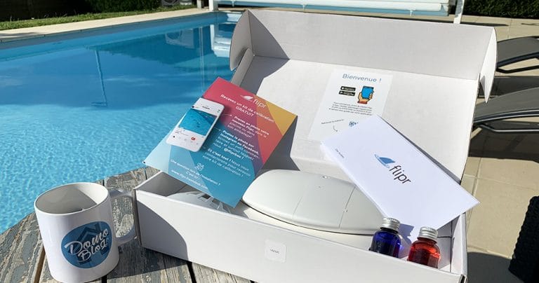 Test de Flipr, l'assistant connecté pour la piscine