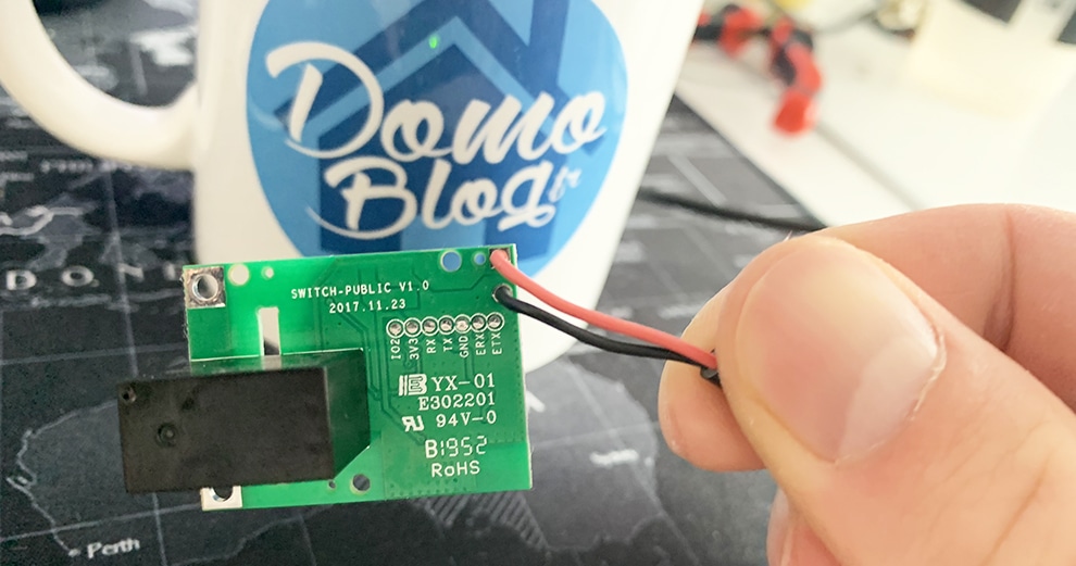 Sonoff relais 5V connecté, le test