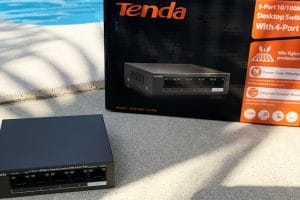 test-tenda-switch-poe-ethernet