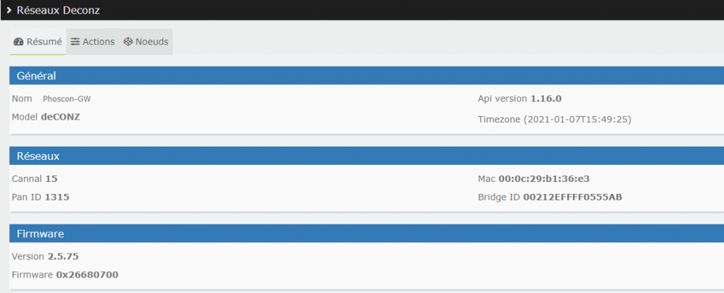 Mise a jour firmware conbee 2 - windows - Passerelle domotique - Communauté  Jeedom