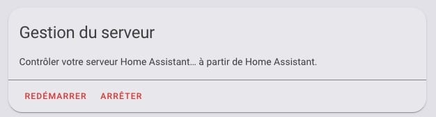 redemarrer-ha-serveur-home-assistant