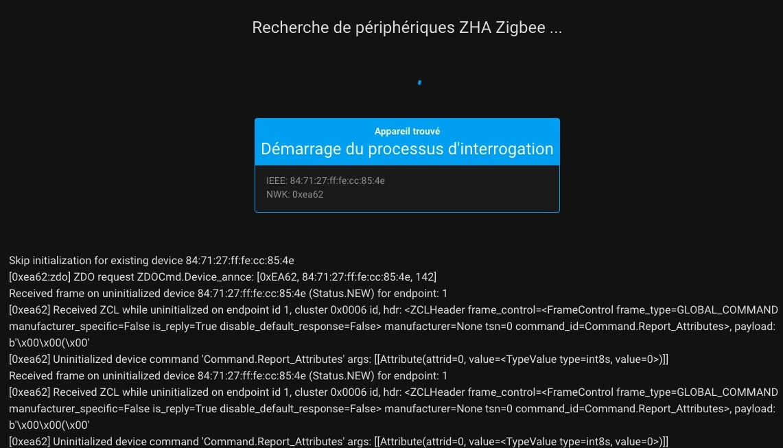 show-log-association-zigbee-zigate-home-assistant