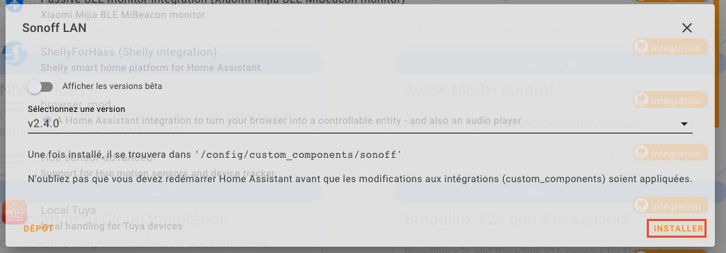 sonoff-lan-home-assistant-installer copie