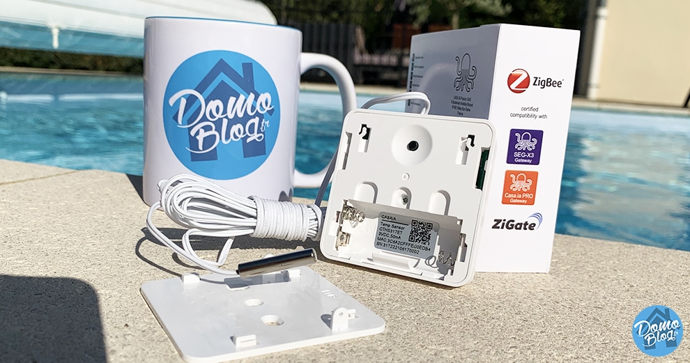 Une sonde de température de piscine ZigBee économique et