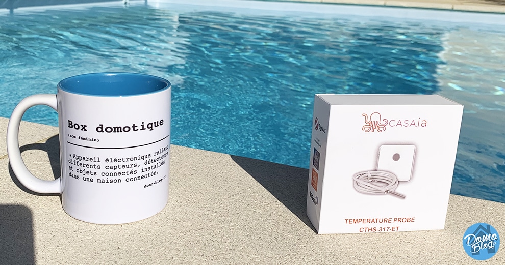 Thermometre piscine connecté wifi - La Boutique de la Domotique