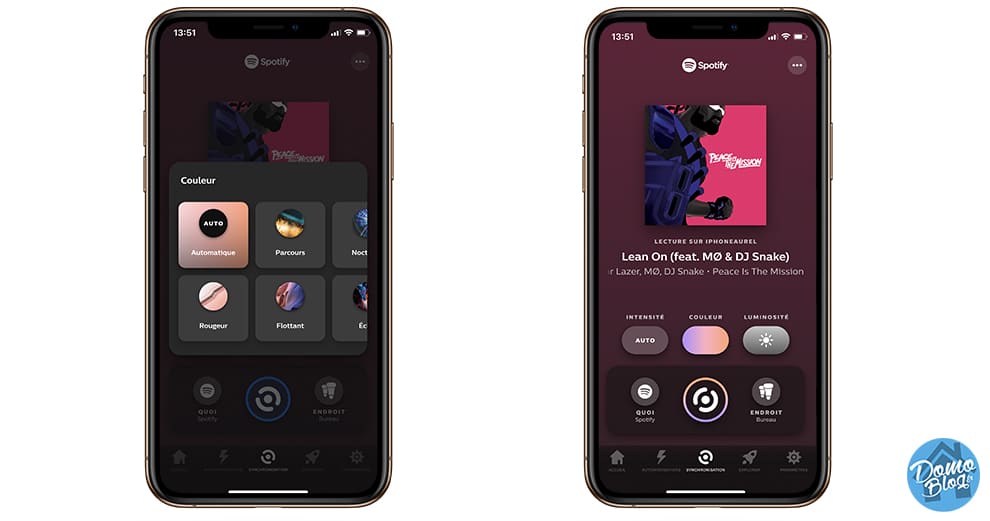 Philips Hue fait danser la lumière avec Spotify et l'ambiance