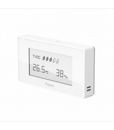 XIAOMI AQARA - Moniteur de qualité d'air Zigbee 3.0 (température, humidité, COVT) - AAQS-S01