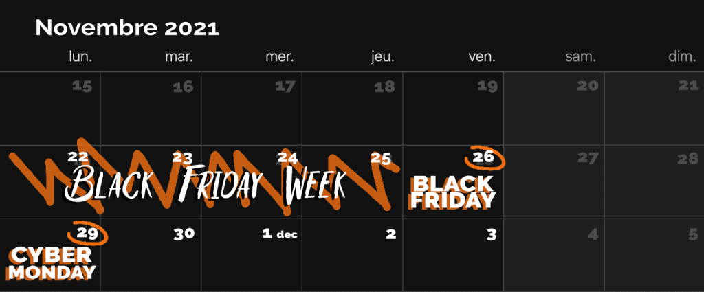 ¡Camino al Black Friday 2021! ¡Prepárate para los consejos de domótica! 100 black friday 2021 calendar