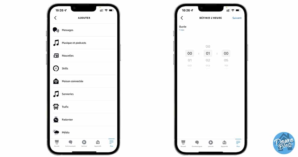 configuration-routine-reveil-patienter-temporisation