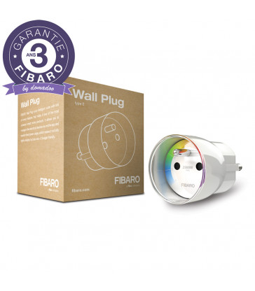 FIBARO - Module prise commutateur et consomètre Z-Wave+ Fibaro Wall Plug