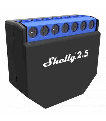 SHELLY - Micromodule intelligent Wi-Fi 2 sorties Shelly 2.5