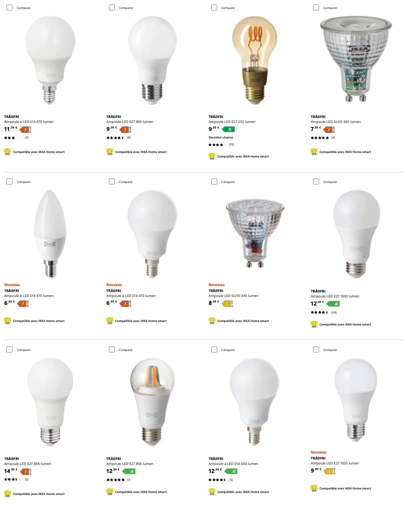 Ampoule Connectée - Ampoules LED sans fil - IKEA