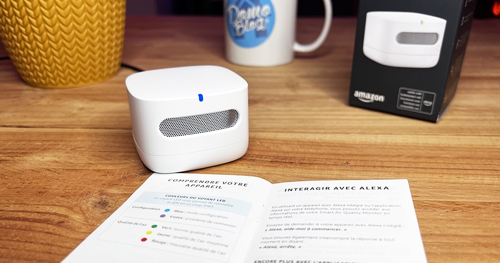 Test  Smart Air Quality Monitor, le capteur Alexa ultime