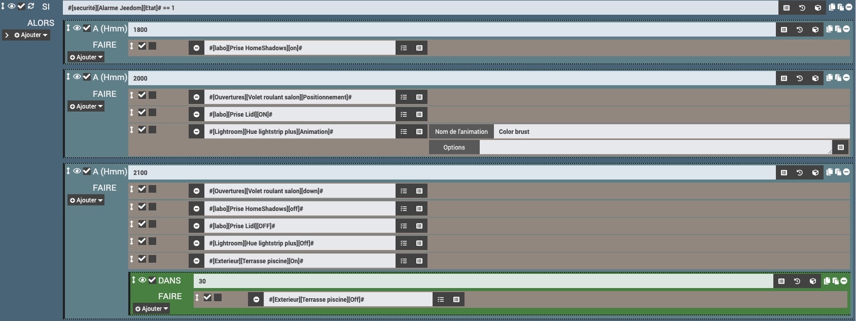 TV simulateur (simulation de présence)