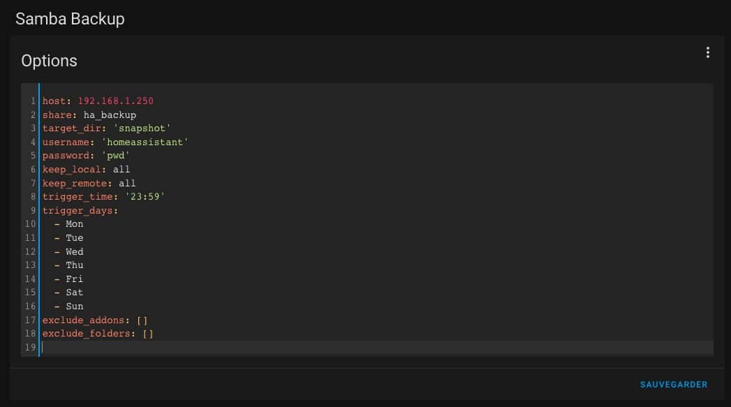 configuration-sauvegarde-ha-home-assistant-nas-synology