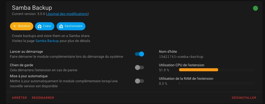 demarrer-samba-share-home-assistant-backup