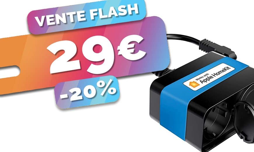 La prise connectée double Homekit pour l’exterieur est à seulement 29€ (-20%)