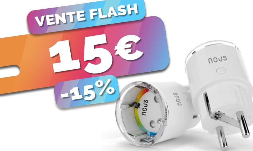La prise connectée ZigBee Nous à suivi de conso est à seulement 15€ (-15%)