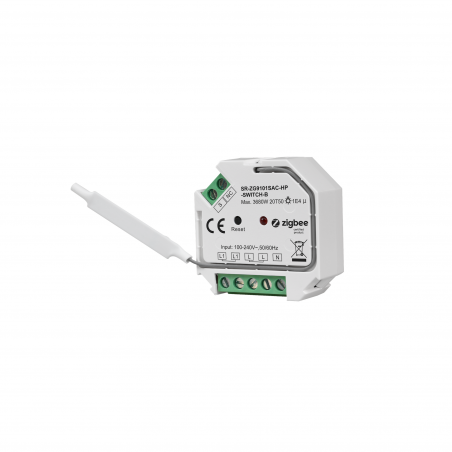 SUNRICHER - Module ON/OFF 16A avec mesure de consommation Zigbee 3.0