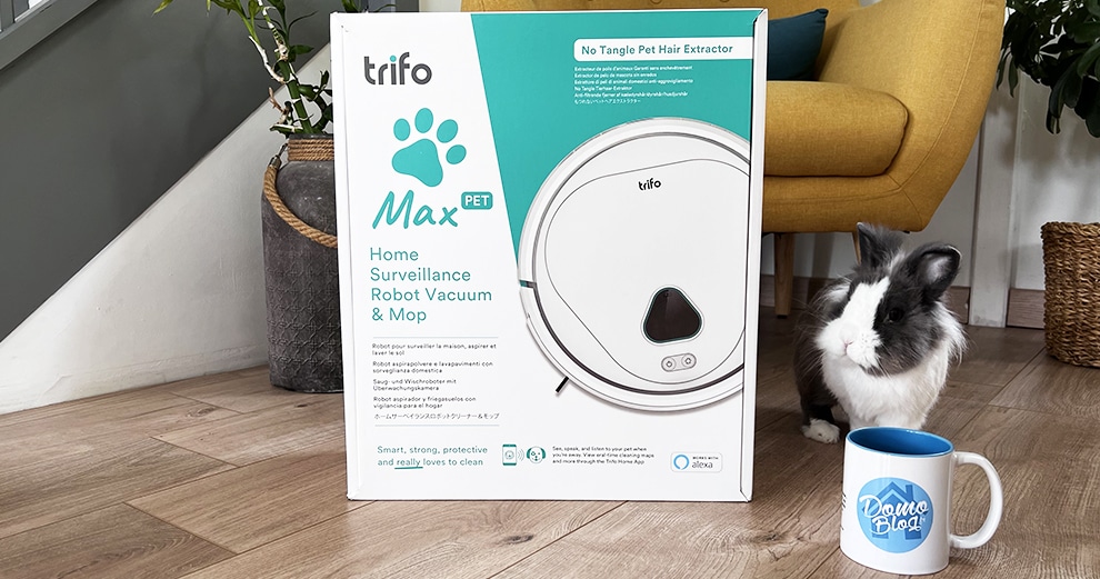 Test robot aspirateur avec caméra de surveillance Trifo Max PET